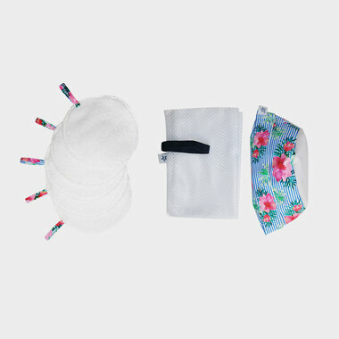 Cleansing pads + little pouch + net - Pimprenelle