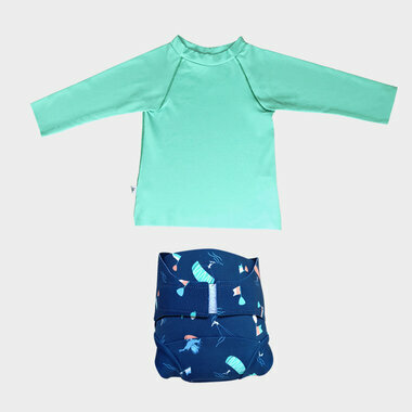 Paradisio Shirt and Kite-Cerfs Swimsuit Set