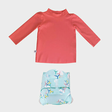 Falbala Shirt and Eole Swimsuit Set