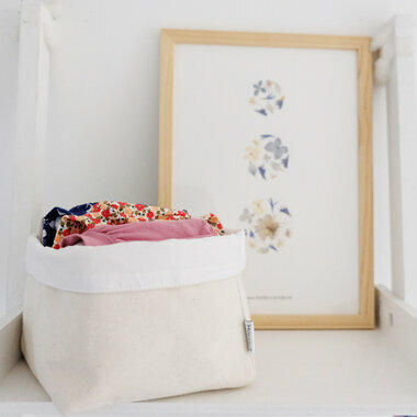 Organic cotton basket