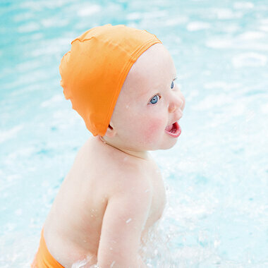 Baby Swim Cap - Apricot